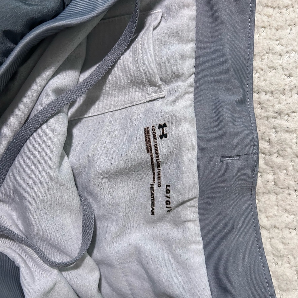 Under Armour Light Gray Performance Shorts